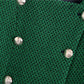 Women's Slim Short Double-Breasted Textured Jacket