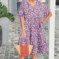 Women's Clothing 5 Points Sleeve Printing Dress
