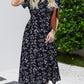 European And American Style Dress Vacation Style Ins Retro Dress Small Floral