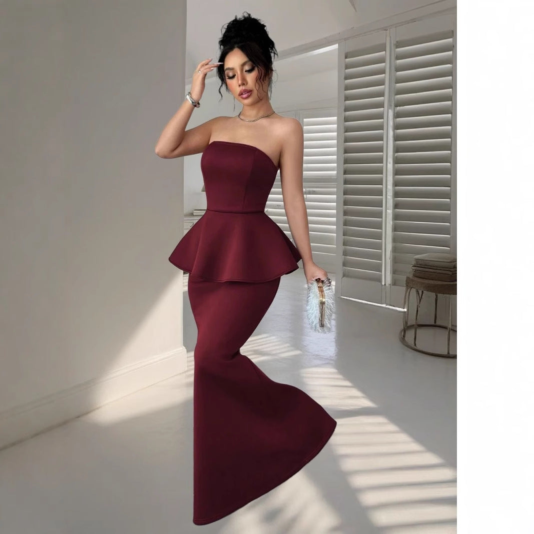 Western Style All-matching Pure Desire Coat Skirt