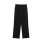 Lapel T-shirt Shory Style Coat Straight-leg Pants