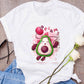T-shirt à manches courtes pour hommes et femmes, imprimé créatif et tendance, ample, pour l'été