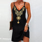 Women's Summer Boho V Neck Dress