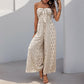 Women's Sleeveless Tube Top Printed Jumpsuit