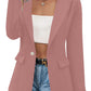 Fashion Casual Solid Color Long Sleeve Coat