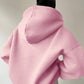 Women's Solid Color Hoodies Long Sleeve Hooded Solid Color Loose Sweater