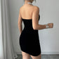 Women's Sleeveless Cold-shoulder Hip Skirt
