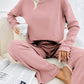Top Loose Casual Trousers Suit