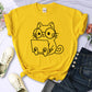 European And American Digital Printing Casual Short-sleeved T-shirt