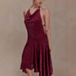 Alluring Feminine Off-shoulder Irregular Party Dress