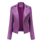 Women's Leather Jacket Slim Thin Small Coat