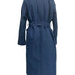 Lace-up Double Pocket Denim Trench Coat