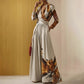 Stylish And Minimalist Womens Long Sleeve Wide Leg Jumpsuit