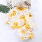 Cotton Padded Thickened Home Wear Autumn Clothes Long Pants Boys And Girls Underwear Suit