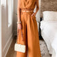 Ensemble pantalon et poche supérieure pour femme
