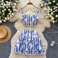 Girls Hollow Embroidery Suit