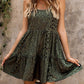 Polka Dot Slim Fit A- Line Slip Dress