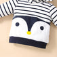 Long-sleeved Hooded Sweatshirt Her Lip Color Patch Embroidered Trousers Suit