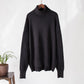 Pull à col roulé uni tendance pour femme
