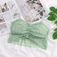 Drawstring Lace Wrap Chest Strapless Vest