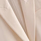 Women's Flap Pocket One Button Blazer