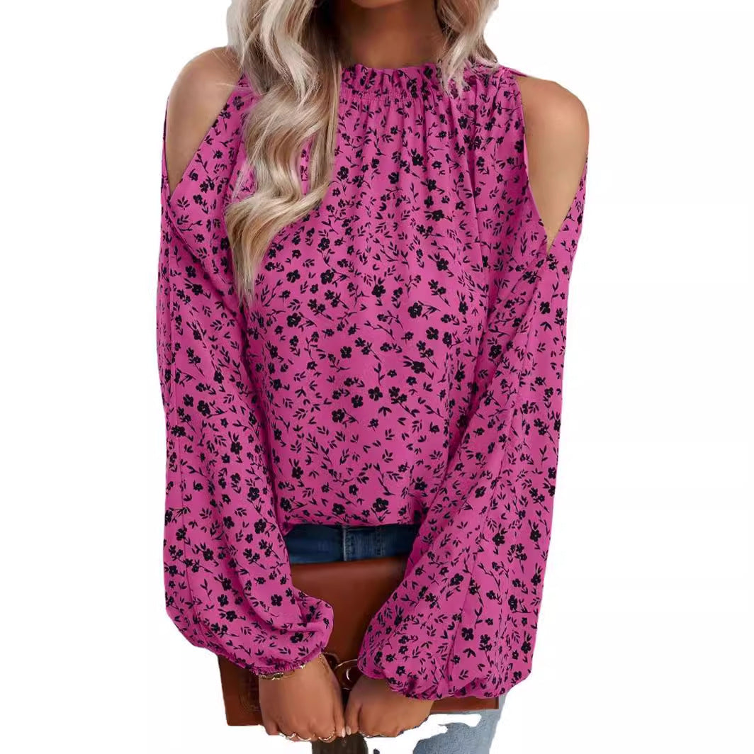 Women's Printed Shirt Amazon Floral Long Sleeve