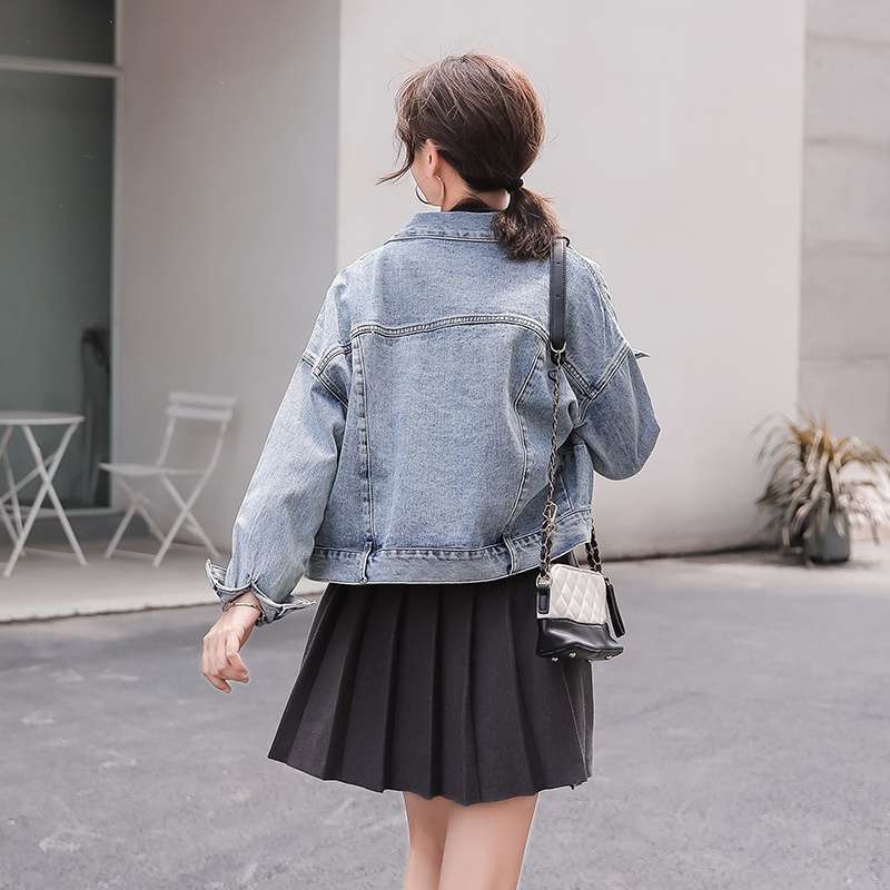 Women's Short Loose Casual Denim Jacket