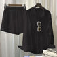 Versatile Loose-fit Shirt And Pants Two-piece Set