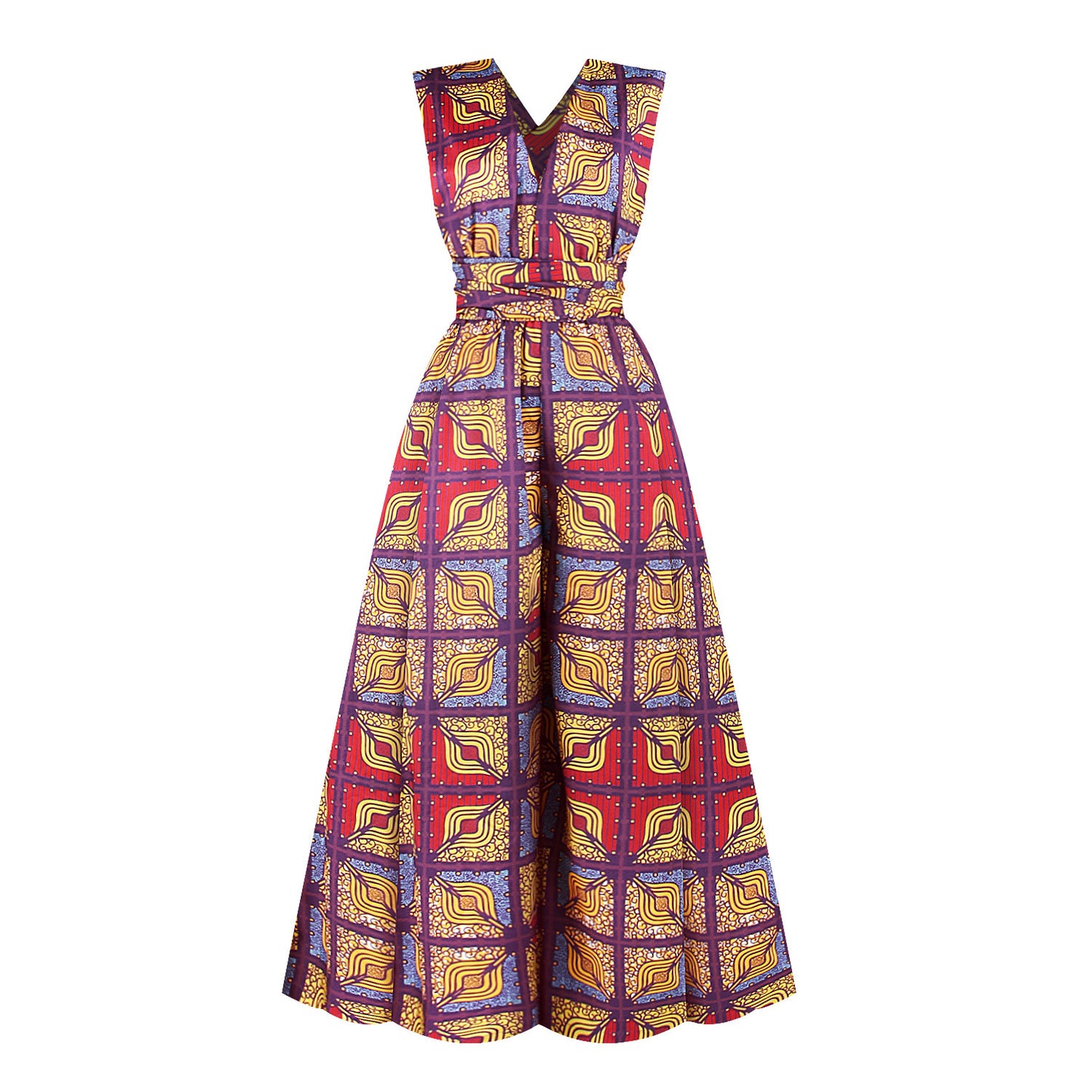 A Variety Of Strapping Methods DIY Wide-leg Jumpsuit Women