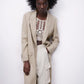 Summer Linen Neutral Wind Coat Mid-length Suit Jacket
