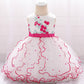 Robe de princesse à nœud papillon pour enfants