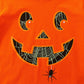 European And American Style Babies' Long Sleeve T-shirt Autumn Fluorescent Pumpkin Printed Top