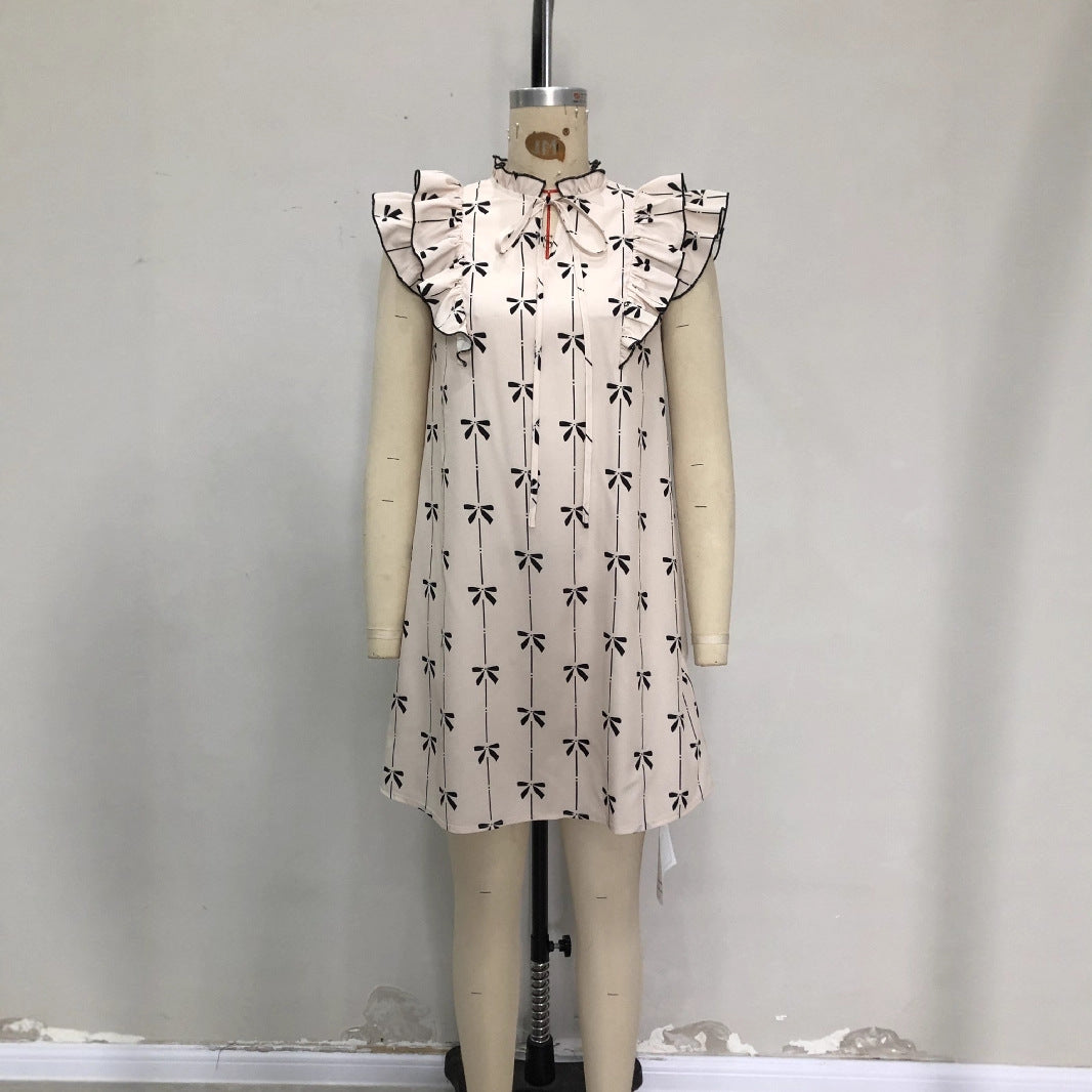 New Summer Shirt Dress With Flared Sleeves