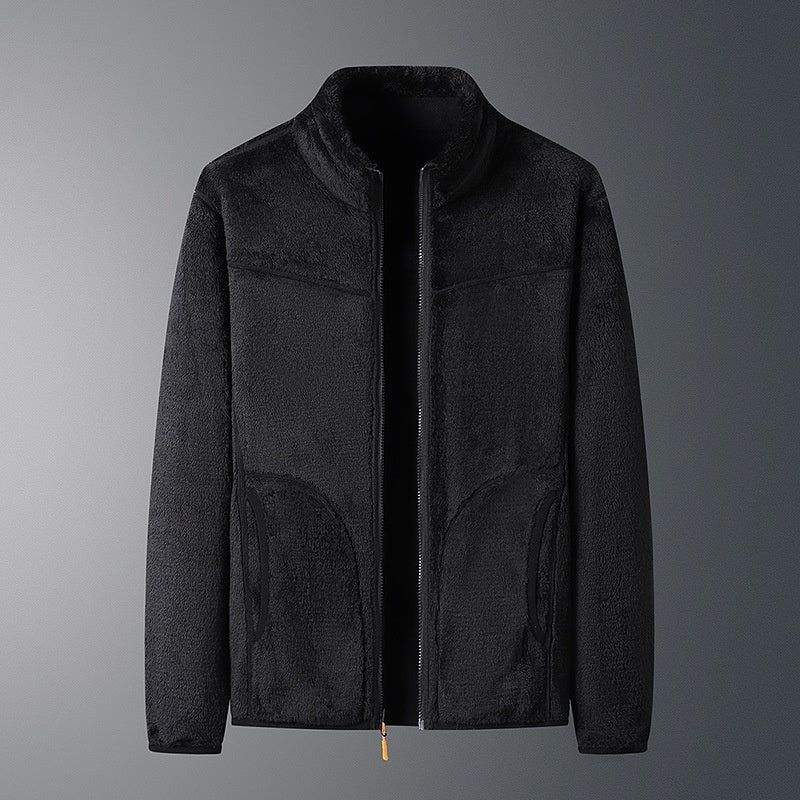 Manteau polaire d'extérieur pour hommes et femmes, pull polaire chaud d'automne et d'hiver doublé polaire