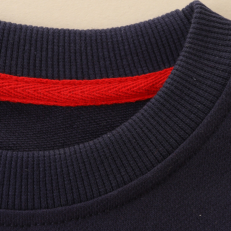 Pull pour enfant style européen et américain, imprimé élan