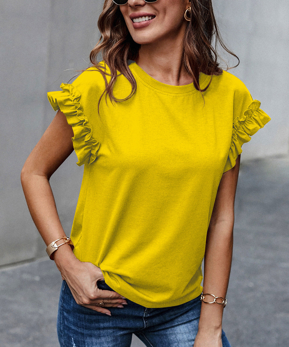 Stylish Sweet All-match Top T-shirt