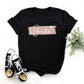 T-shirt imprimé à manches courtes pour femme, idéal pour un enterrement de vie de jeune fille avant le mariage