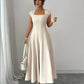 Fashionable And Elegant Slim-fit Tank Dress With A-line Skirt For Women