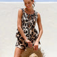 Lace-up Sleeveless Backless Top High Waist Shorts Suit