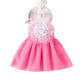 Floral Straps Puffy Fashion Stylish Dress