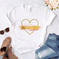 Women's Loose Round Neck Short Sleeve Top