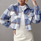Ladies Lapel Single Breasted Woolen Jacket