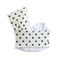 Women's Flower Design Polka Dot Pullover Top