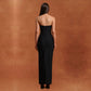 European And American Fashion Women's Wear Tube Top High-end Drilling Backless Dress