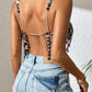 Women's Gem Chain Backless Camisole