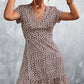 Women's Fashion Personality V-neck Floral Dress
