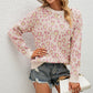 Collision Love Knit Crew Neck Pullover Sweater Women