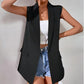Collar Mid-length Casual Temperament Commute Suit Vest Without Buckle