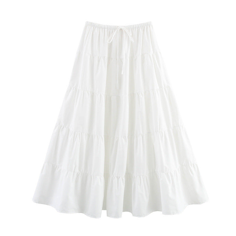 Bow Suspenders Vest Fork Denim Skirt Two-piece Set