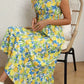 Elegant Style Polyester A-line V-neck A-line Dress